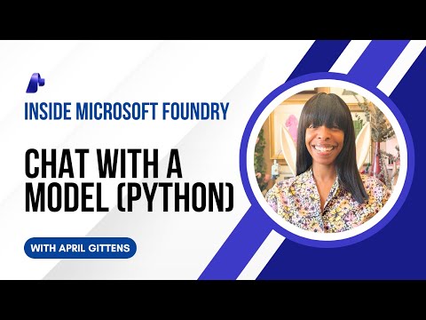 Chat with Microsoft Foundry models (Python)