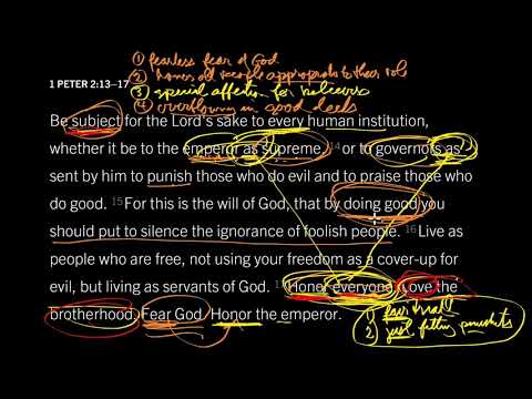 Fear God, Not the Government: 1 Peter 2:13–17, Part 3