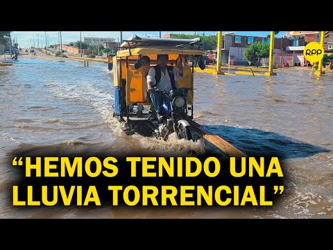Intensas lluvias en Piura: Tenemos 36 personas damnificadas