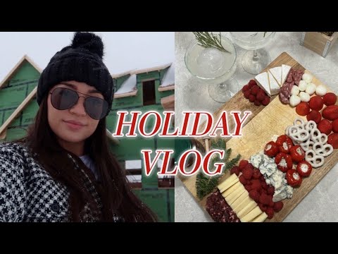 Video: HOLIDAY THINGZ🎄: SNOWGLOBE MARGS + CHARCUTERIE BOARD + HOUSE UPDATE!