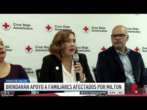 Preparada la Cruz Roja para responder a emergencia por el huracán Milton