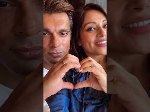 ❤️‍🔥 LOVEBIRDS #bipashabasu and her #husband #karansinghgrover celebrate #valentinesday #shorts