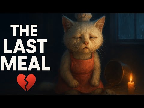 The Last Meal 💔 | Full Sad Cat Movie | Emotional Animated Story (Must Watch) #cutecat