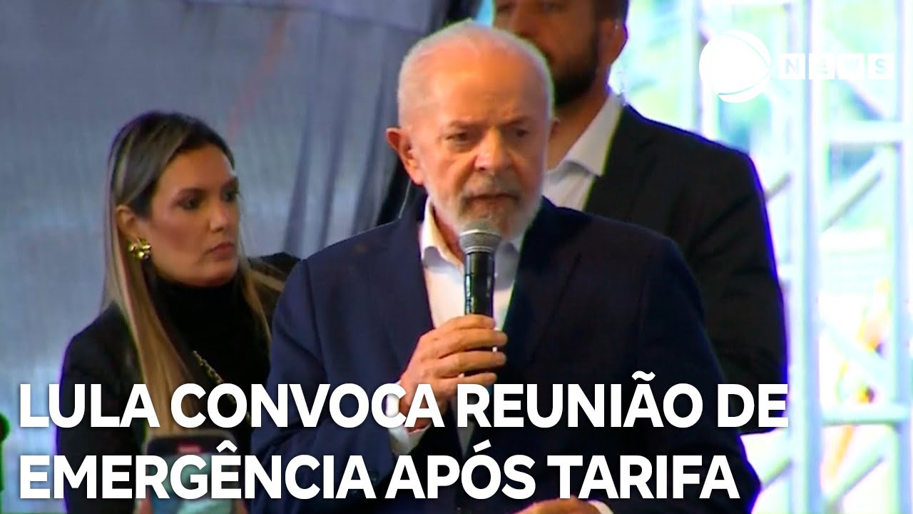 Lula convoca reunião de emergência após anúncio de tarifa