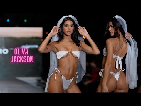 Olivia Jackson In SLOW MOTION 4k | Vasaro Swimwear / Miami Swim Week 'The Shows' 2023