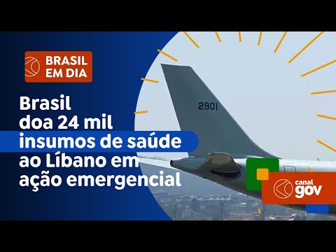 Brasil doa 24 mil insumos de saúde ao Líbano em ação emergencial