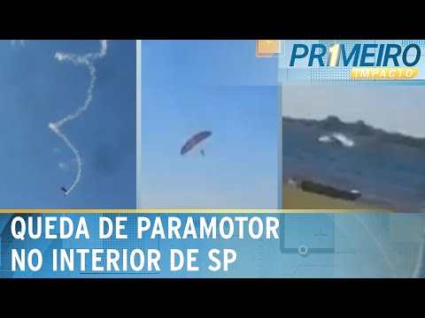 Marceneiro cai de paramotor e está em estado grave | Primeiro Impacto (06/06/24)