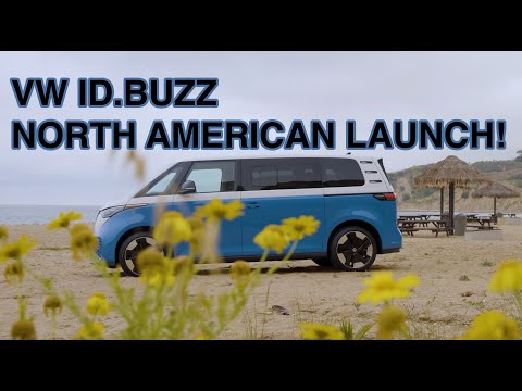 🚌 VW ID.BUZZ North American launch!!  | 🔋 91 KWh battery | 👨‍👩‍👦‍👦 3 rows |  ⚙ 2 motors | 🔌 330hp ‼️