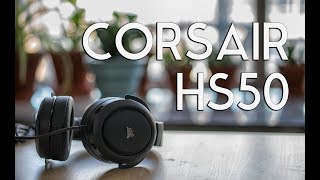 Vido-Test : UN DES MEILLEURS CASQUE GAMING ABORDABLE !! - Corsair HS50 [Review]