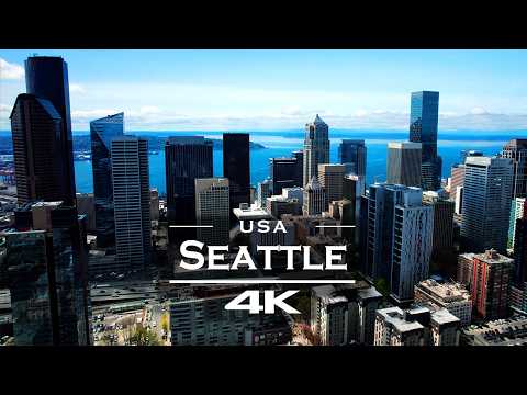 SEATTLE in 4K 🇺🇸 | Stunning Drone Views of the Space Needle & Skyline