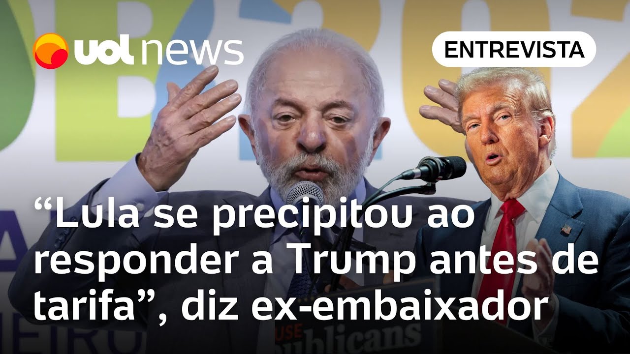 Lula se precipitou ao responder a Trump; Brasil não pode reagir ideologicamente, diz ex-embaixador