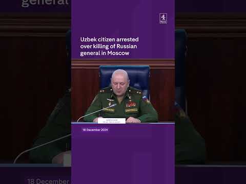Uzbek citizen arrested over killing of Russian general in Moscow