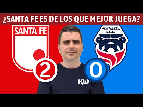 Santa Fe 2-0 Fortaleza | Liga Dimayor 2024-I | Resumen, Goles y Táctica por Juan Felipe Cadavid