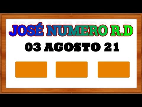 NUMEROS DE LA SUERTE PARA HOY 03 DE AGOSTO DEL 2021 - JOSE NUMERO RD - BINGO 10 EN PRIMERA