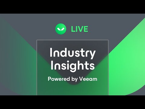 Industry Insights: Veeam Data Cloud – Why we’re going "as a Service"