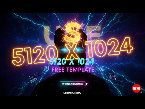 5120x1024 Video on Your Phone (FREE TEMPLATE)