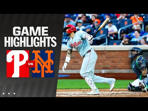 Phillies vs. Mets Game Highlights (9/21/24) | MLB Highlights