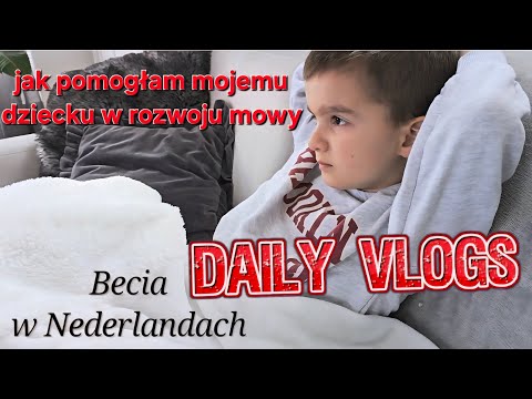 Jak ruszyła mowa u mojego 5-cio latka ,  Holandia zasypana ! Vlog domowy 🏘🏠🏡