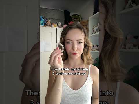 StoryBoard 1 de la vidéo How I style my hair ‍ #hairinspo #hairtutorial #wavyhair #shorts