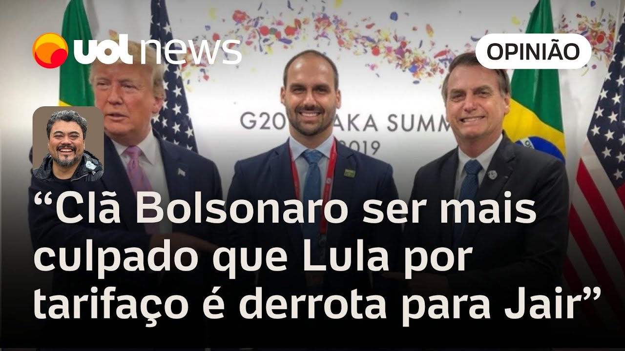 Família Bolsonaro ser mais culpada que Lula por tarifaço de Trump é derrota para Jair | Sakamoto