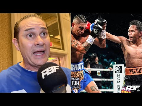 MARIO BARRIOS TRAINER BOB SANTOS REVEALS WHAT SURPRISED HIM DURING DRAW WITH MANNY PACQUIAO
