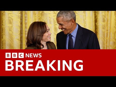 Barack Obama endorses Kamala Harris for US president | BBC News