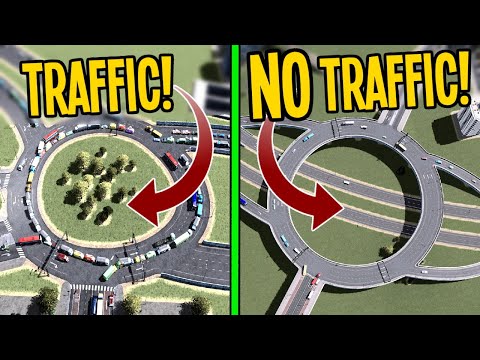 cities skylines roundabout builder