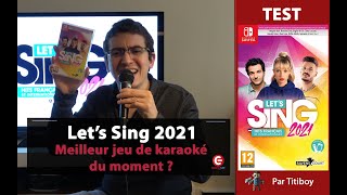 Vido-Test : [TEST/REVIEW] Let's Sing 2021 sur Switch & PS4 ??? Le meilleur jeu de Karaok du moment !?