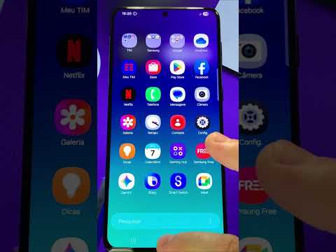 Como AJUSTAR o TAMANHO dos ÍCONES no SAMSUNG #shorts #samsung #android #tutorial #ícones