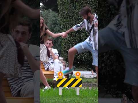 What's happening?? 😂 Invisible barrier 🚧 #prank #joke #shorts