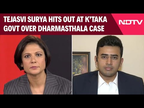 Dharmasthala Case | BJP MP Tejasvi Surya Hits Out At Karnataka Government, Demands Central Probe