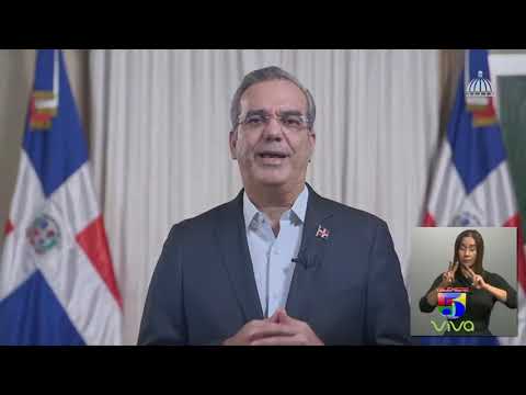 EN VIVO: El presidente Luis Abinader habla al país.