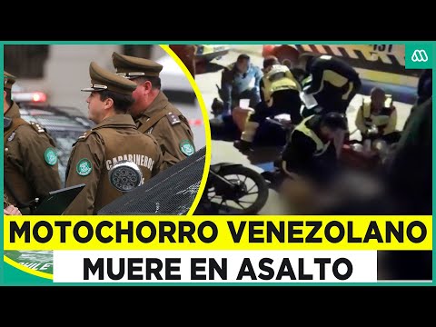 Motochorro venezolano muere en asalto a carabinero: Funcionario respondió a los disparos