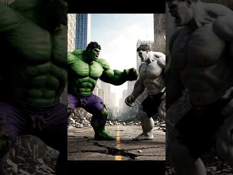 Green Hulk vs White Hulk 💥 Part 2 | Final Battle#Hulk #EpicBattle #FlowVideo #TrendingShorts#hulk