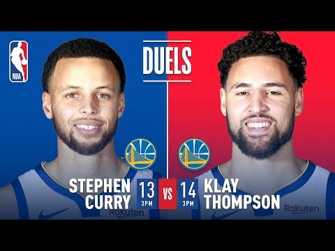 Two HISTORIC Performances - Steph Curry's 13 Threes in 2016 & Klay's 14 Threes in 2018 | NBA Duels