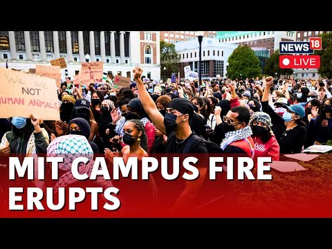 Pro Palestinian Protests Live At MIT | Protesters Break Through Barricades To Retake MIT Live | N18L