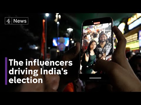 India’s ‘YouTube election’: Influencers enlisted to mobilise youth vote