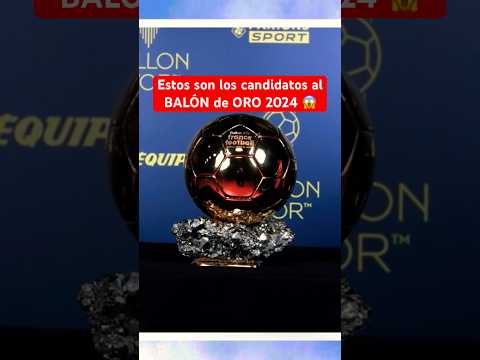 Los candidatos al BALÓN de ORO 2024 ¿En qué puesto está MESSI? | #Messi #Futbol #RealMadrid #Barça