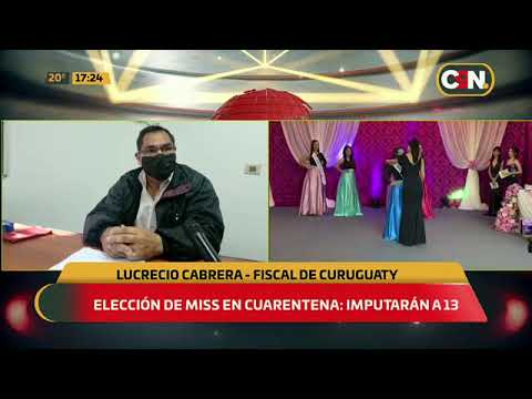 13 imputados por elección de Miss en Cuarentena