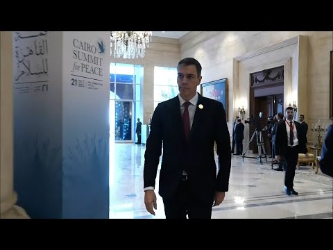 Sánchez acude a la Cumbre de 'El Cairo para la paz', en Egipto