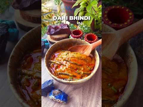 Dahi Okra ❤️ #shorts #shortvideo #short #theethicalkitchen #okra#dahi