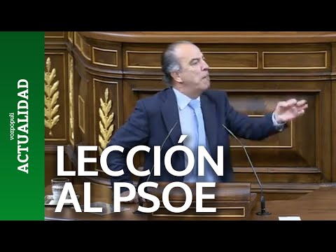 Impresionante lección de principios de un diputado del PP a todo el PSOE