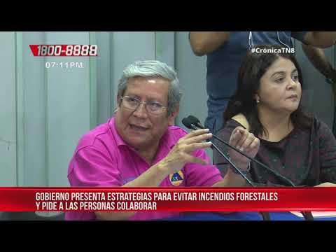 Nicaragua anuncia plan 2020 para prevención de incendios forestales