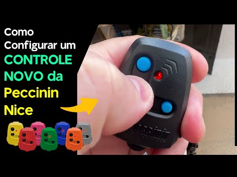 Como Configurar um CONTROLE NOVO da Nice/Peccinin