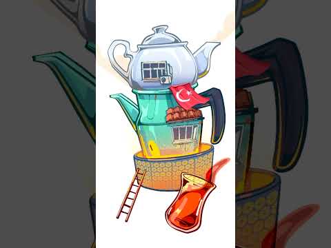 Turkish tea time! 🇹🇷☕️