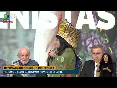 Presidente Lula participa de reunião do Conselho Nacional de Política Indigenista