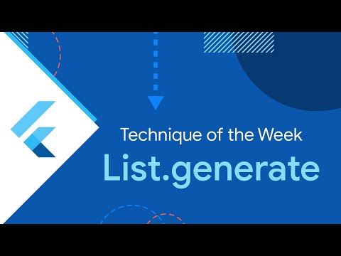 List.generate (Technique of the Week)