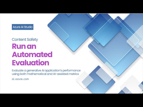 Run an Automated Evaluation in Azure AI Studio