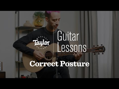 How to Hold Your Guitar | Beginner Lesson | Taylor Guitar Lessons