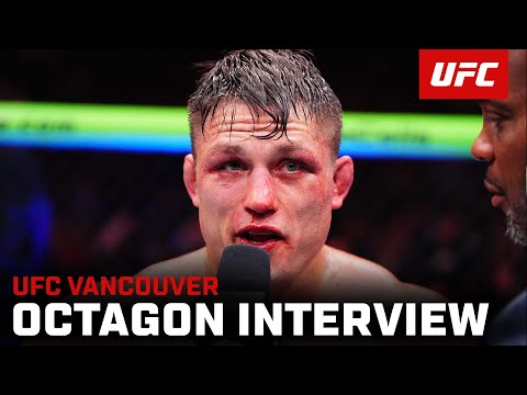 Drew Dober Octagon Interview | UFC Vancouver